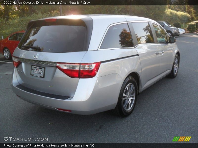 Alabaster Silver Metallic / Gray 2011 Honda Odyssey EX-L