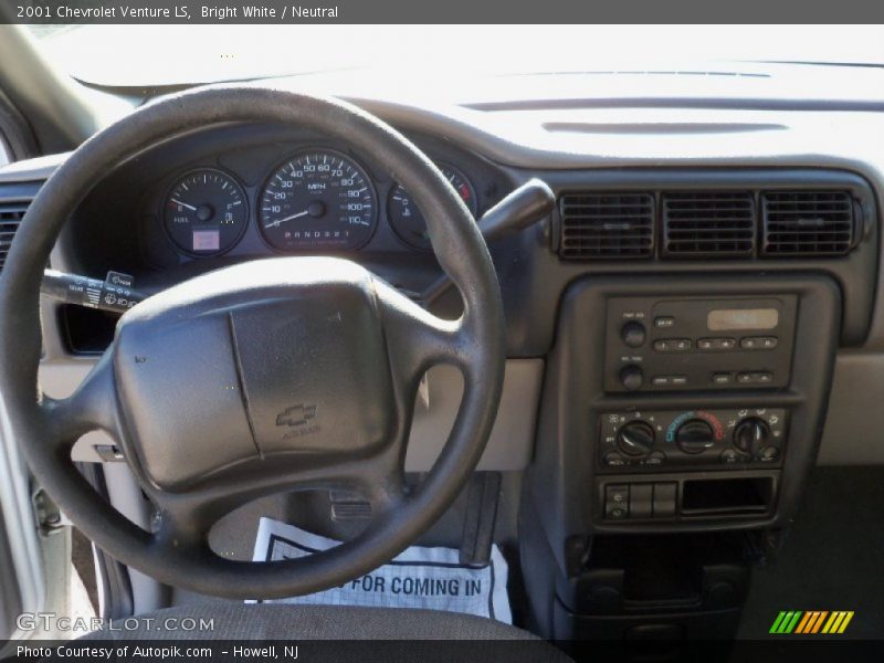 Dashboard of 2001 Venture LS