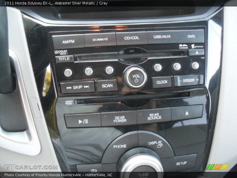 Alabaster Silver Metallic / Gray 2011 Honda Odyssey EX-L