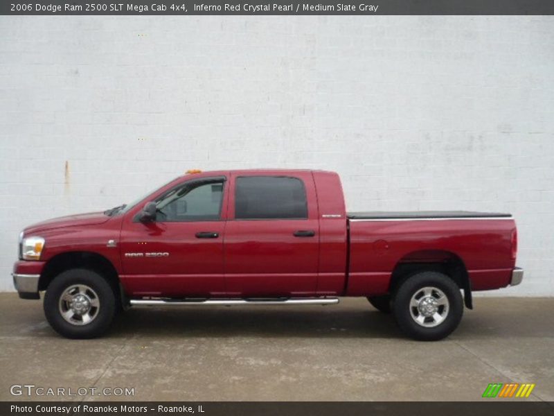 Inferno Red Crystal Pearl / Medium Slate Gray 2006 Dodge Ram 2500 SLT Mega Cab 4x4