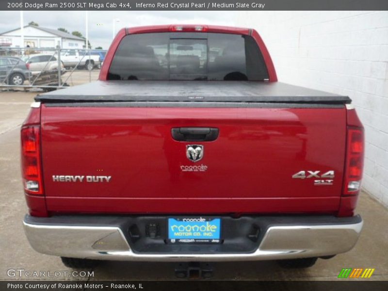 Inferno Red Crystal Pearl / Medium Slate Gray 2006 Dodge Ram 2500 SLT Mega Cab 4x4