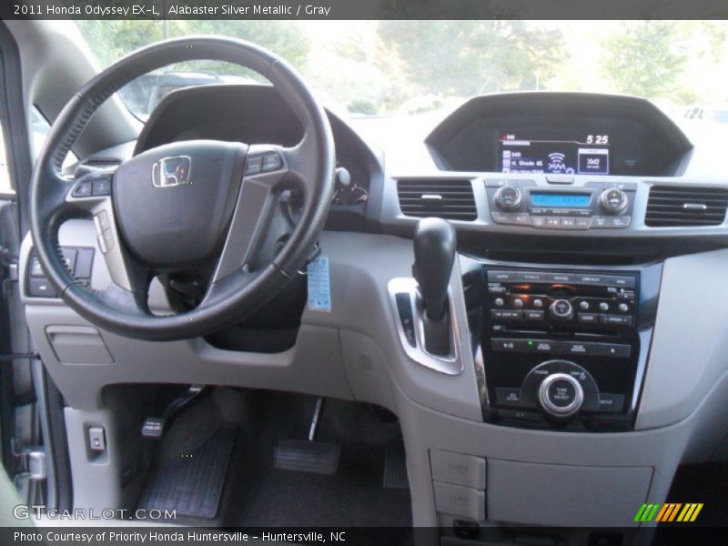 Alabaster Silver Metallic / Gray 2011 Honda Odyssey EX-L