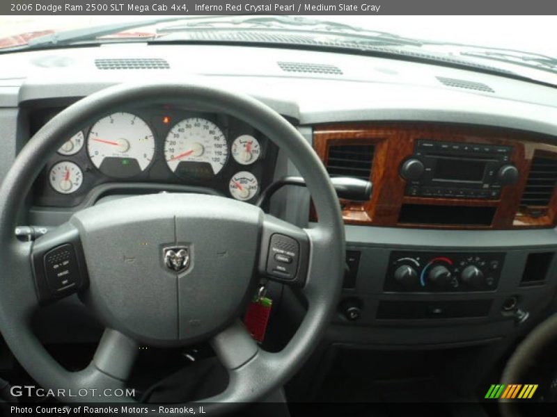 Inferno Red Crystal Pearl / Medium Slate Gray 2006 Dodge Ram 2500 SLT Mega Cab 4x4