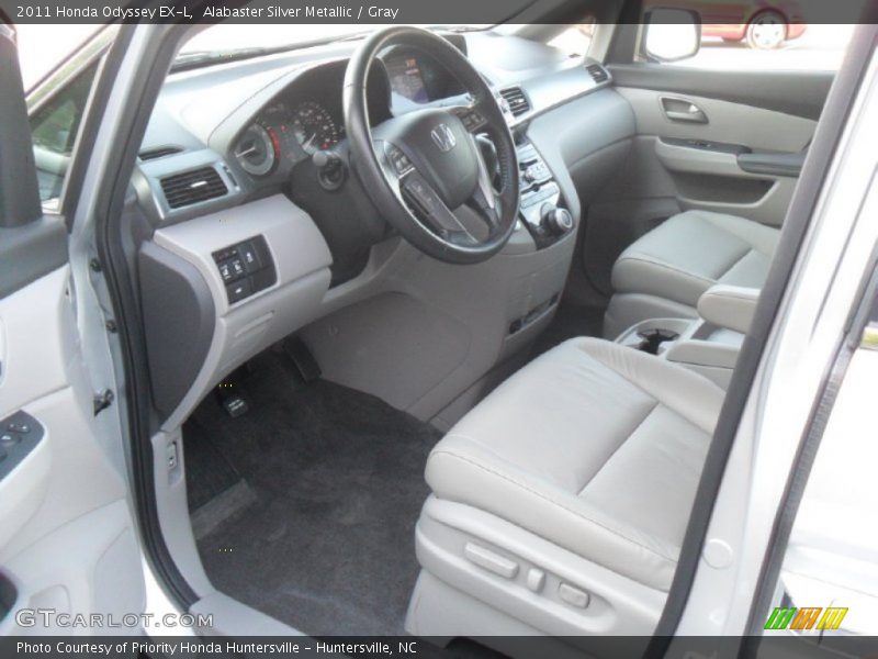 Alabaster Silver Metallic / Gray 2011 Honda Odyssey EX-L