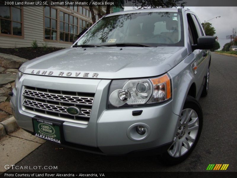 Zermatt Silver Metallic / Alpaca Beige 2008 Land Rover LR2 SE