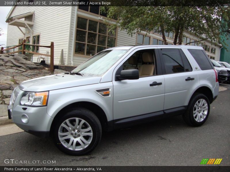 Zermatt Silver Metallic / Alpaca Beige 2008 Land Rover LR2 SE