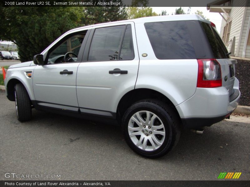 Zermatt Silver Metallic / Alpaca Beige 2008 Land Rover LR2 SE