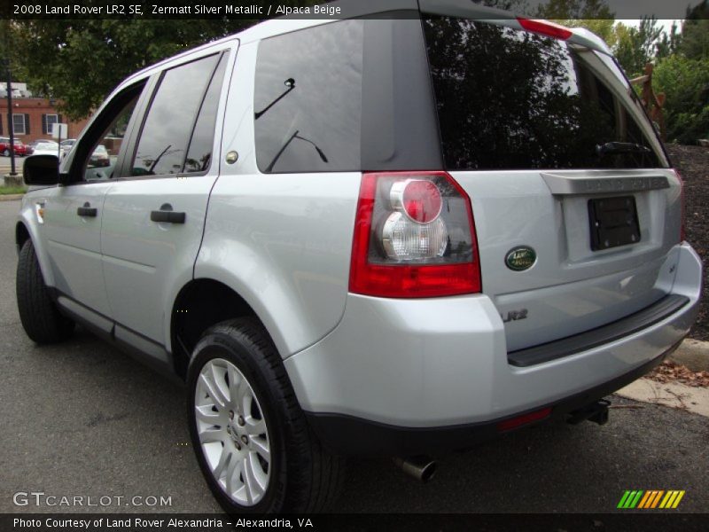 Zermatt Silver Metallic / Alpaca Beige 2008 Land Rover LR2 SE