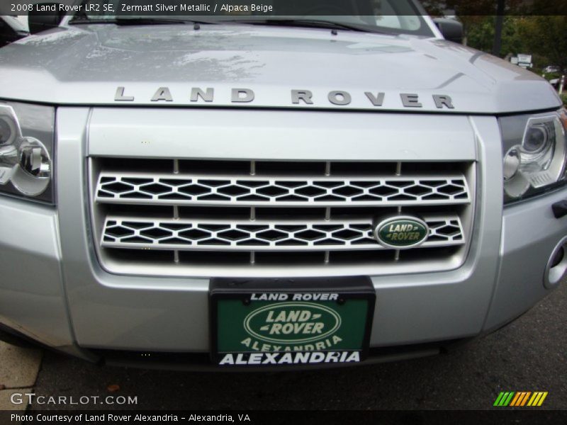 Zermatt Silver Metallic / Alpaca Beige 2008 Land Rover LR2 SE