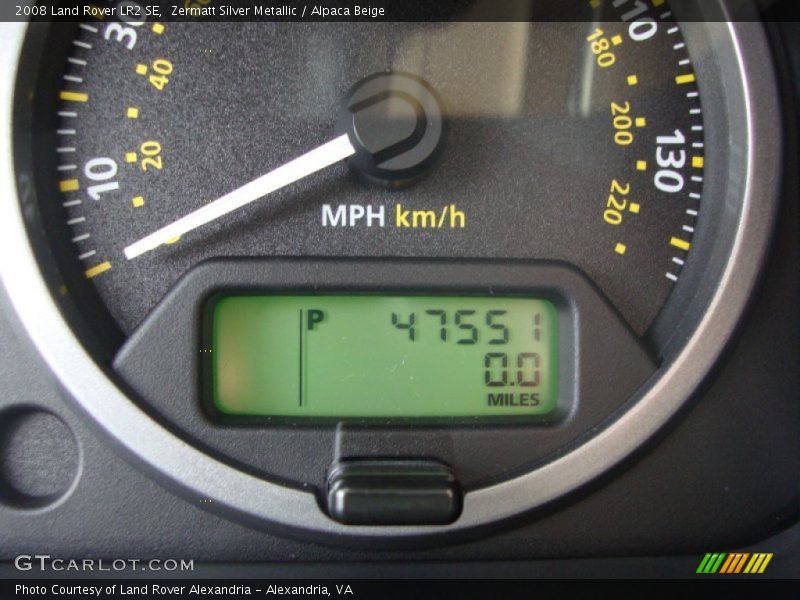 Zermatt Silver Metallic / Alpaca Beige 2008 Land Rover LR2 SE