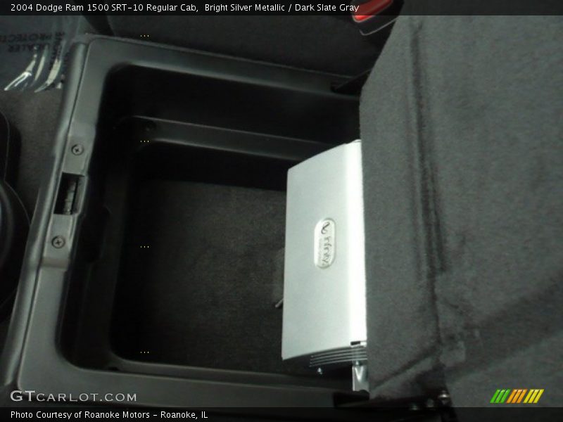 Bright Silver Metallic / Dark Slate Gray 2004 Dodge Ram 1500 SRT-10 Regular Cab