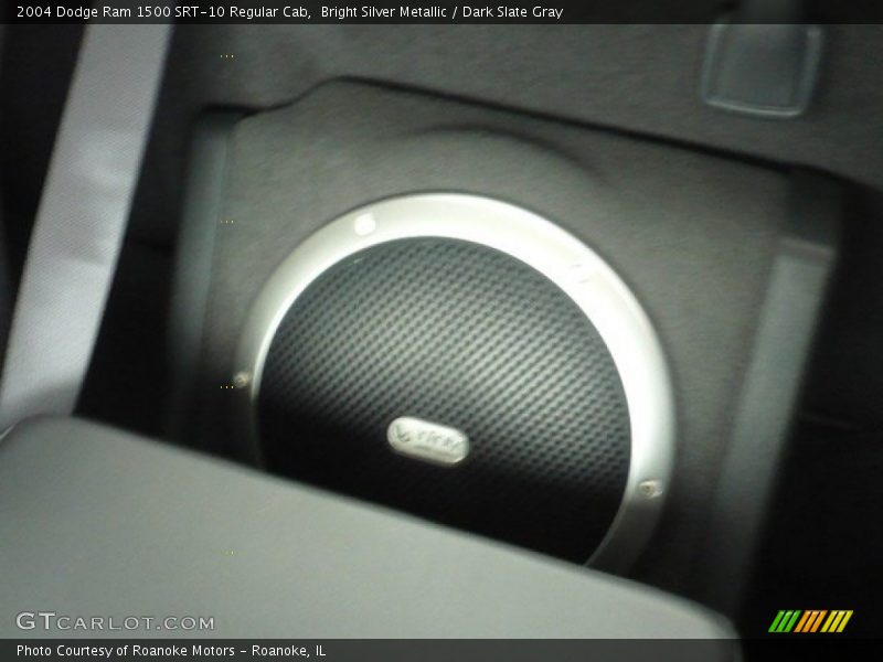 Bright Silver Metallic / Dark Slate Gray 2004 Dodge Ram 1500 SRT-10 Regular Cab