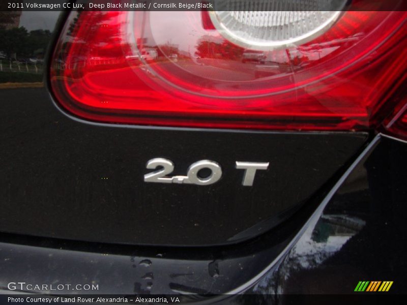Deep Black Metallic / Cornsilk Beige/Black 2011 Volkswagen CC Lux