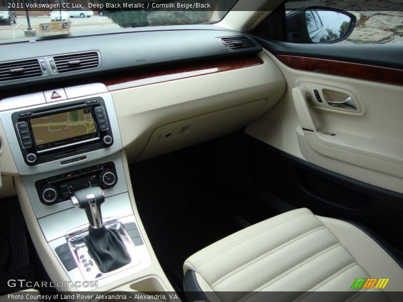 Deep Black Metallic / Cornsilk Beige/Black 2011 Volkswagen CC Lux