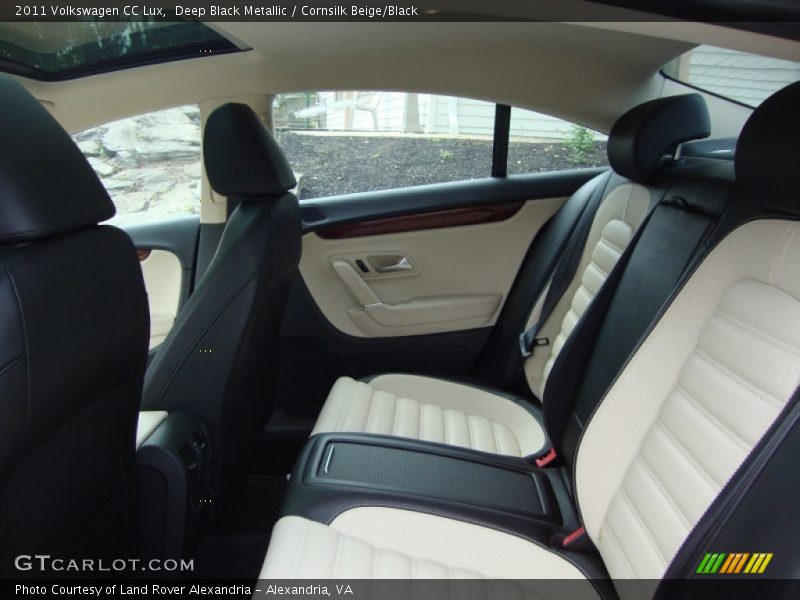 Deep Black Metallic / Cornsilk Beige/Black 2011 Volkswagen CC Lux