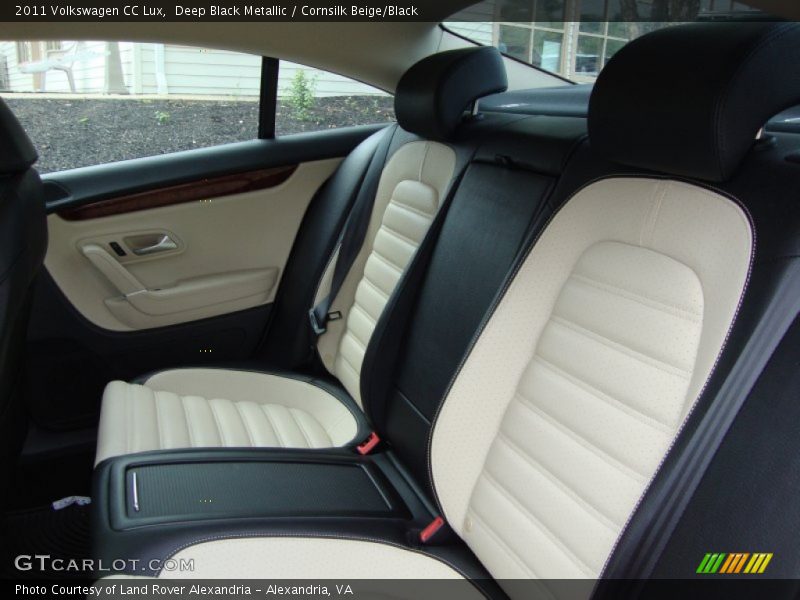 Deep Black Metallic / Cornsilk Beige/Black 2011 Volkswagen CC Lux