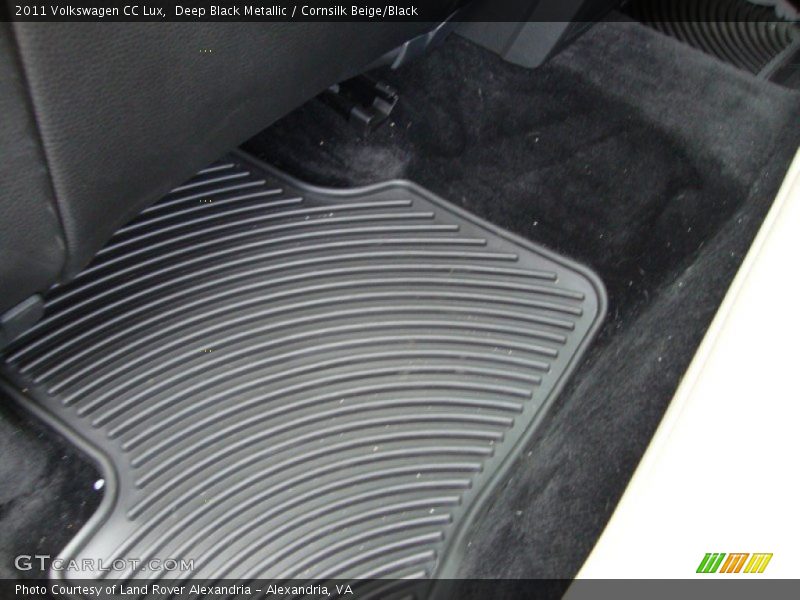 Deep Black Metallic / Cornsilk Beige/Black 2011 Volkswagen CC Lux