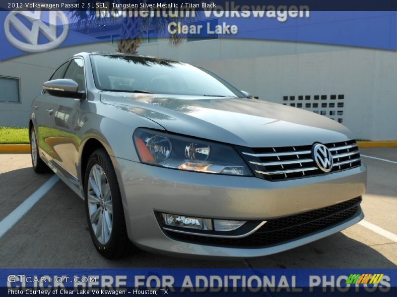 Tungsten Silver Metallic / Titan Black 2012 Volkswagen Passat 2.5L SEL