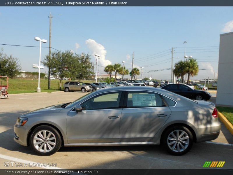 Tungsten Silver Metallic / Titan Black 2012 Volkswagen Passat 2.5L SEL
