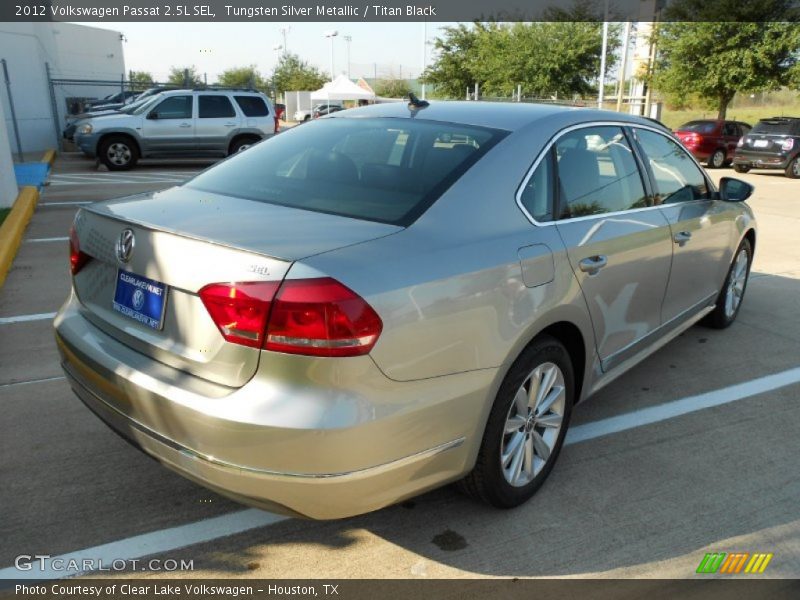 Tungsten Silver Metallic / Titan Black 2012 Volkswagen Passat 2.5L SEL