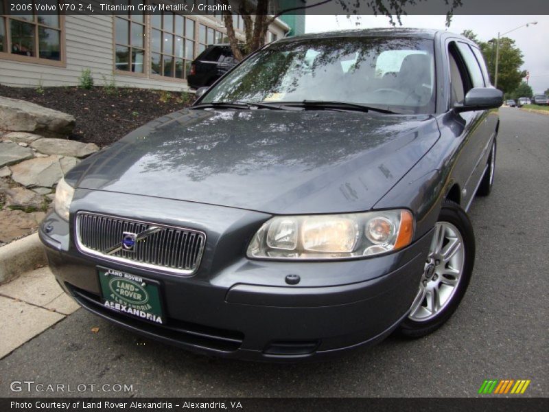 Titanium Gray Metallic / Graphite 2006 Volvo V70 2.4