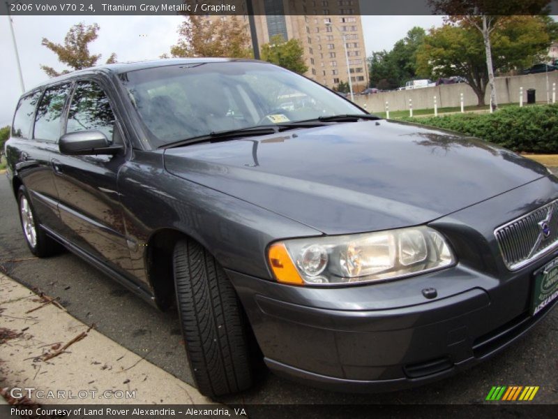 Titanium Gray Metallic / Graphite 2006 Volvo V70 2.4