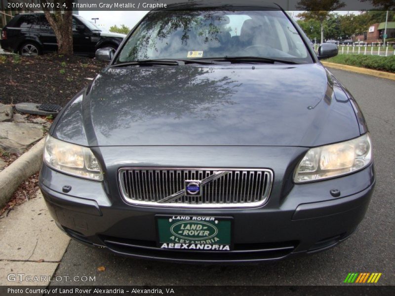 Titanium Gray Metallic / Graphite 2006 Volvo V70 2.4