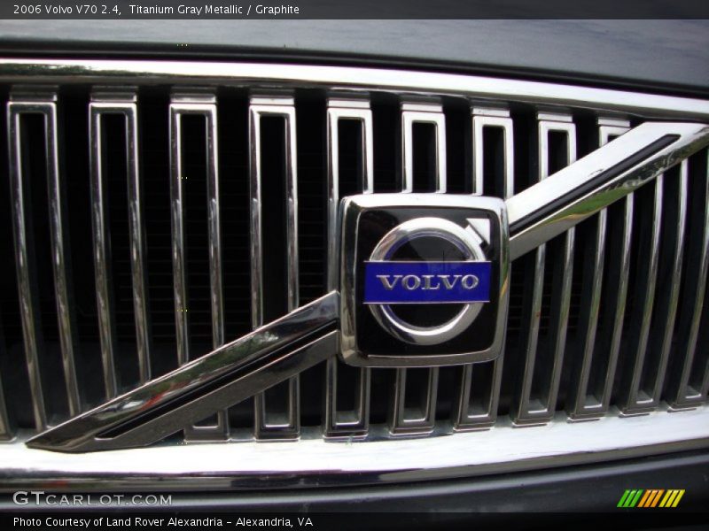 Titanium Gray Metallic / Graphite 2006 Volvo V70 2.4