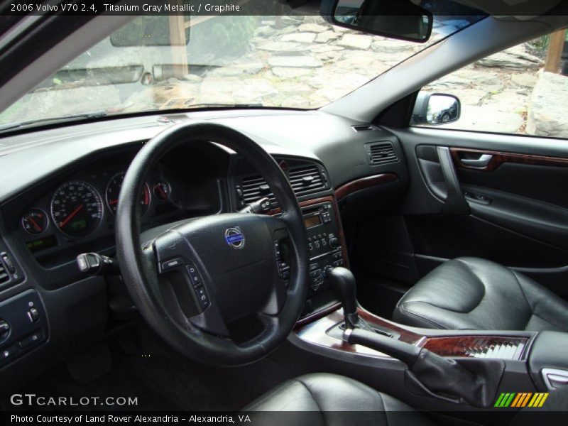 Titanium Gray Metallic / Graphite 2006 Volvo V70 2.4