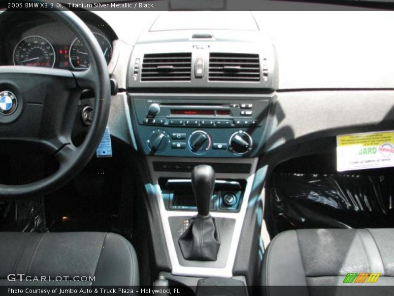 Titanium Silver Metallic / Black 2005 BMW X3 3.0i