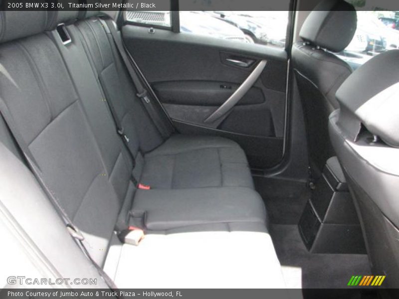 Titanium Silver Metallic / Black 2005 BMW X3 3.0i