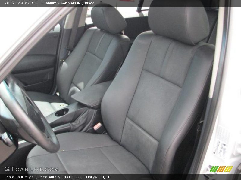 Titanium Silver Metallic / Black 2005 BMW X3 3.0i