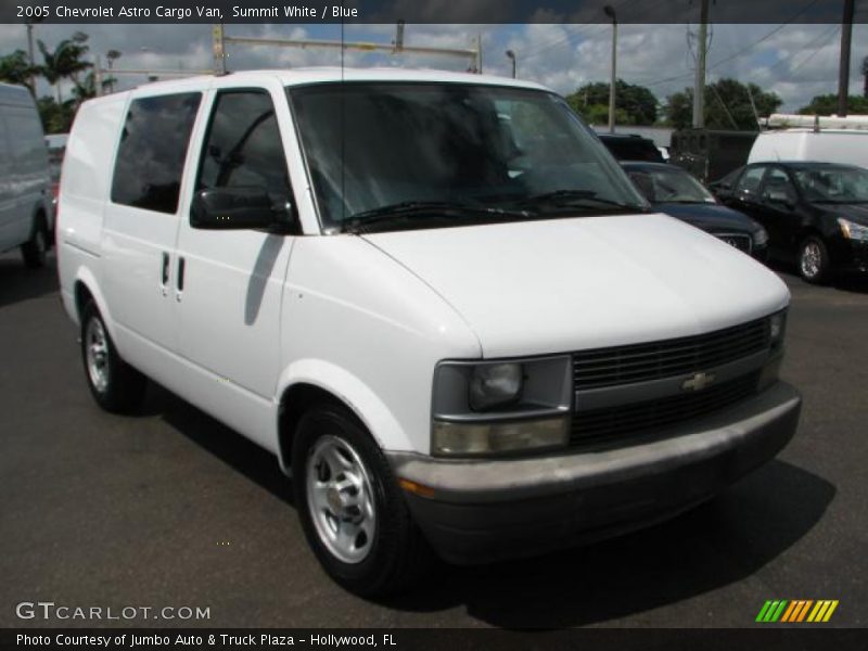 Summit White / Blue 2005 Chevrolet Astro Cargo Van
