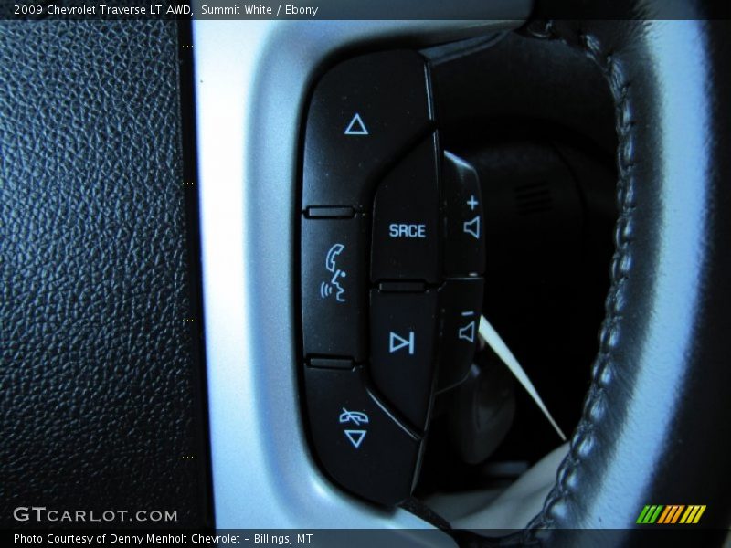 Summit White / Ebony 2009 Chevrolet Traverse LT AWD
