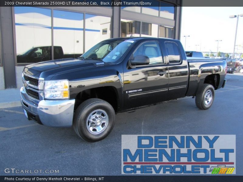 Black / Light Titanium/Ebony 2009 Chevrolet Silverado 2500HD LT Extended Cab