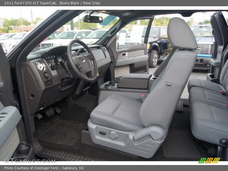  2011 F150 XLT SuperCab Steel Gray Interior