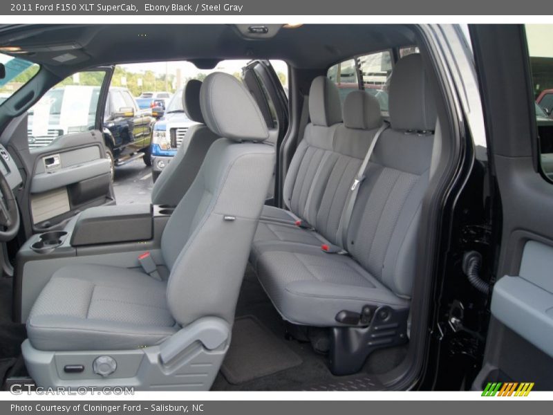  2011 F150 XLT SuperCab Steel Gray Interior