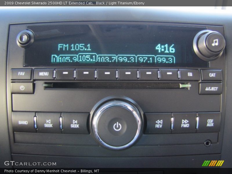 Audio System of 2009 Silverado 2500HD LT Extended Cab