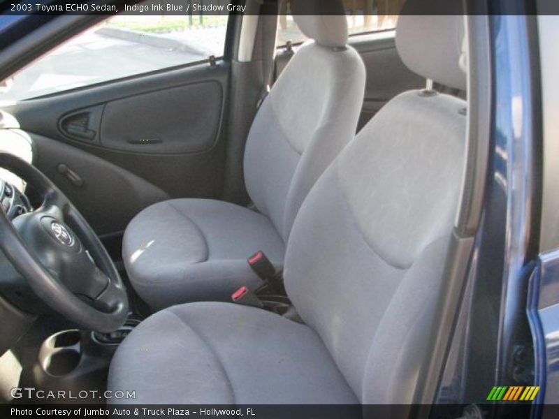 Indigo Ink Blue / Shadow Gray 2003 Toyota ECHO Sedan