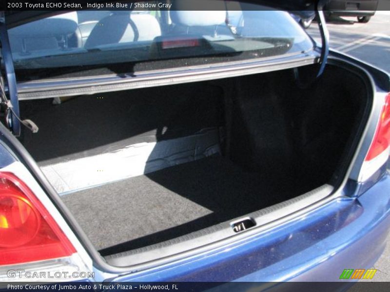 Indigo Ink Blue / Shadow Gray 2003 Toyota ECHO Sedan