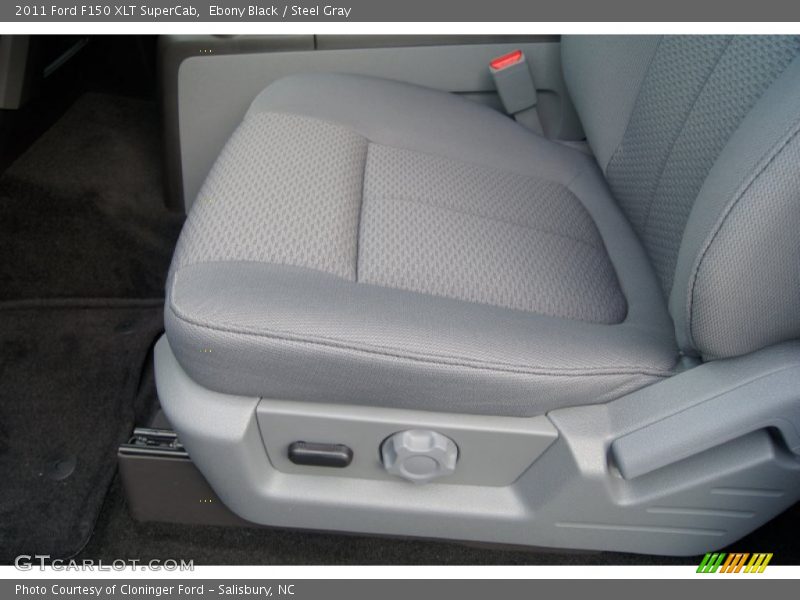 Ebony Black / Steel Gray 2011 Ford F150 XLT SuperCab