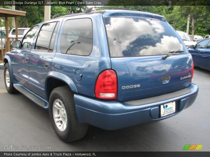 Atlantic Blue Pearl / Dark Slate Gray 2002 Dodge Durango SLT
