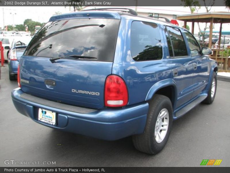 Atlantic Blue Pearl / Dark Slate Gray 2002 Dodge Durango SLT