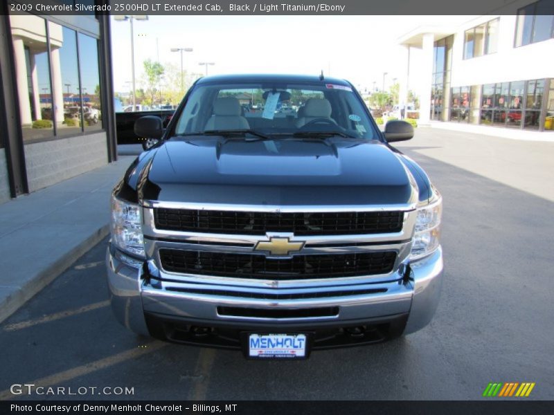 Black / Light Titanium/Ebony 2009 Chevrolet Silverado 2500HD LT Extended Cab