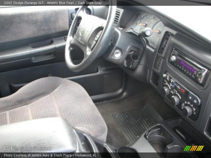 Atlantic Blue Pearl / Dark Slate Gray 2002 Dodge Durango SLT