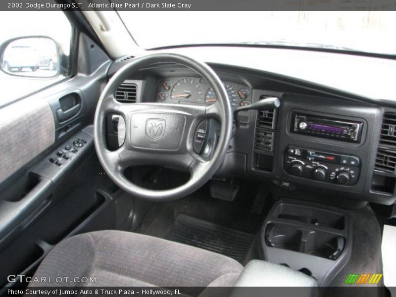 Atlantic Blue Pearl / Dark Slate Gray 2002 Dodge Durango SLT