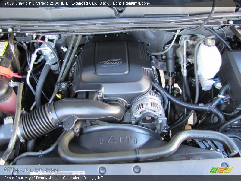 Black / Light Titanium/Ebony 2009 Chevrolet Silverado 2500HD LT Extended Cab