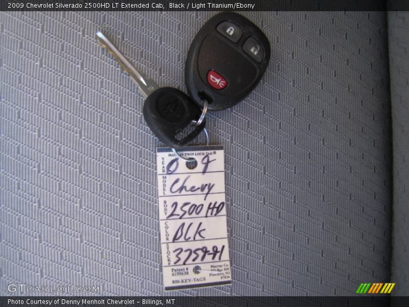 Black / Light Titanium/Ebony 2009 Chevrolet Silverado 2500HD LT Extended Cab