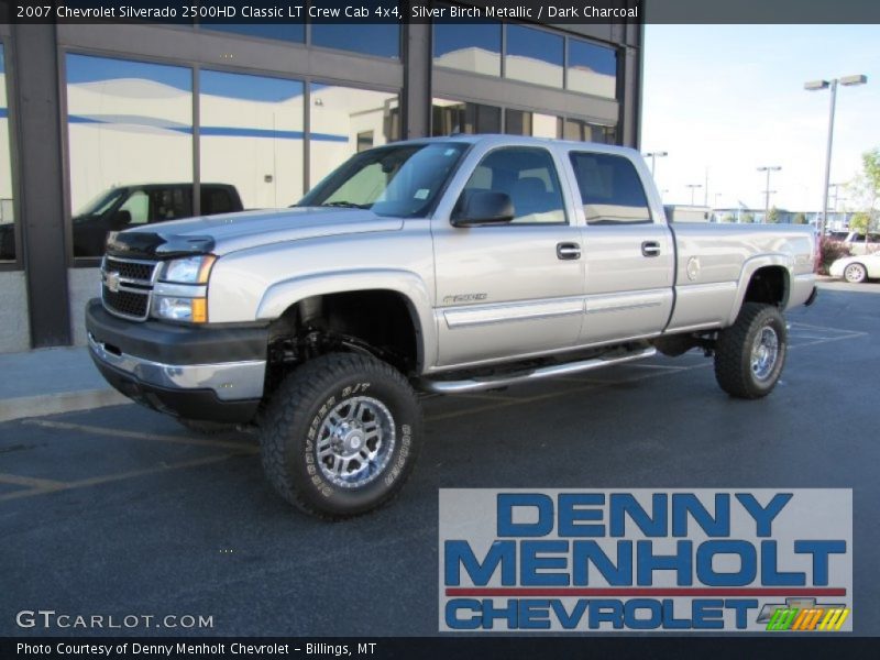 Silver Birch Metallic / Dark Charcoal 2007 Chevrolet Silverado 2500HD Classic LT Crew Cab 4x4