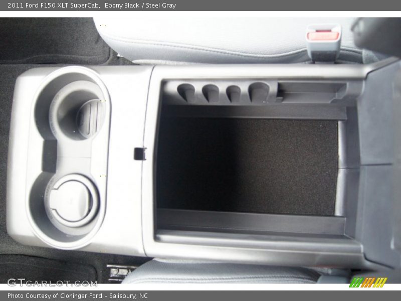 Ebony Black / Steel Gray 2011 Ford F150 XLT SuperCab